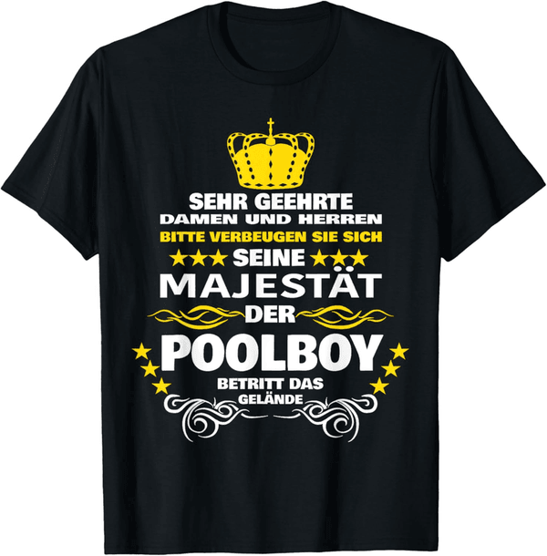 Poolboy T-Shirt für Männer – lässiger Freizeitlook