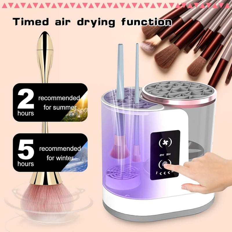 Elektrischer Pinselreiniger 3-in-1 für Make-Up Pinsel