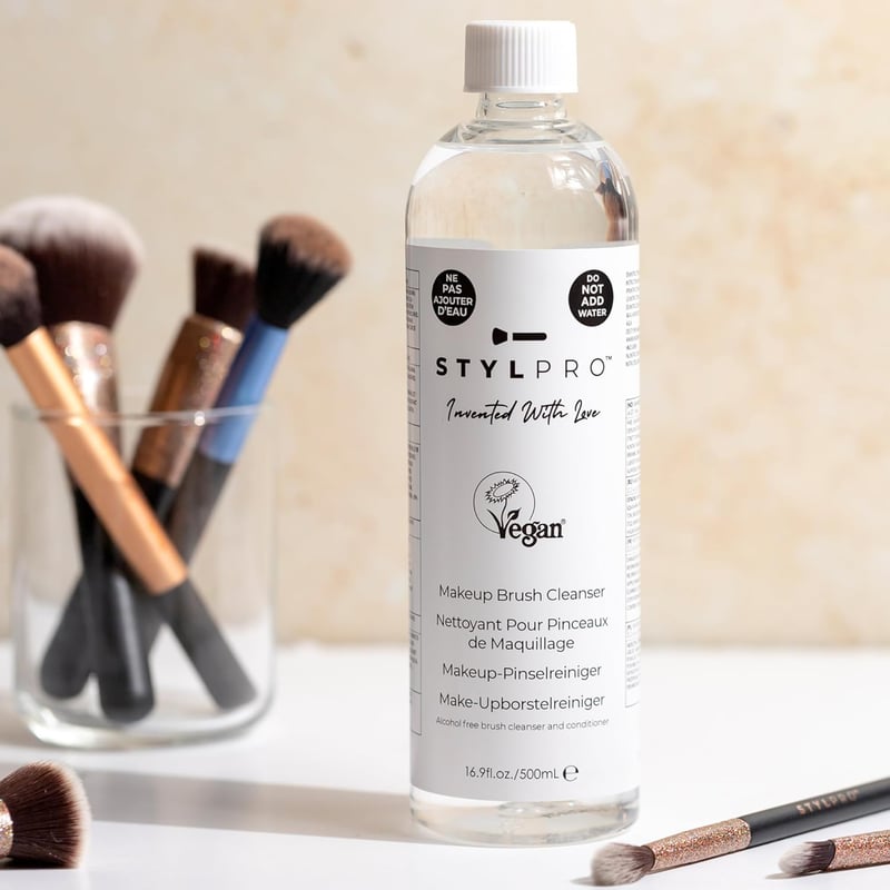 Veganer Make-up Pinselreiniger 500ml – Sanfte Reinigung für Pinsel & Blender