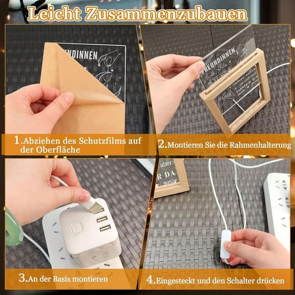 Geburtstagsgeschenk: LED Nachtlicht für Freundinnen
