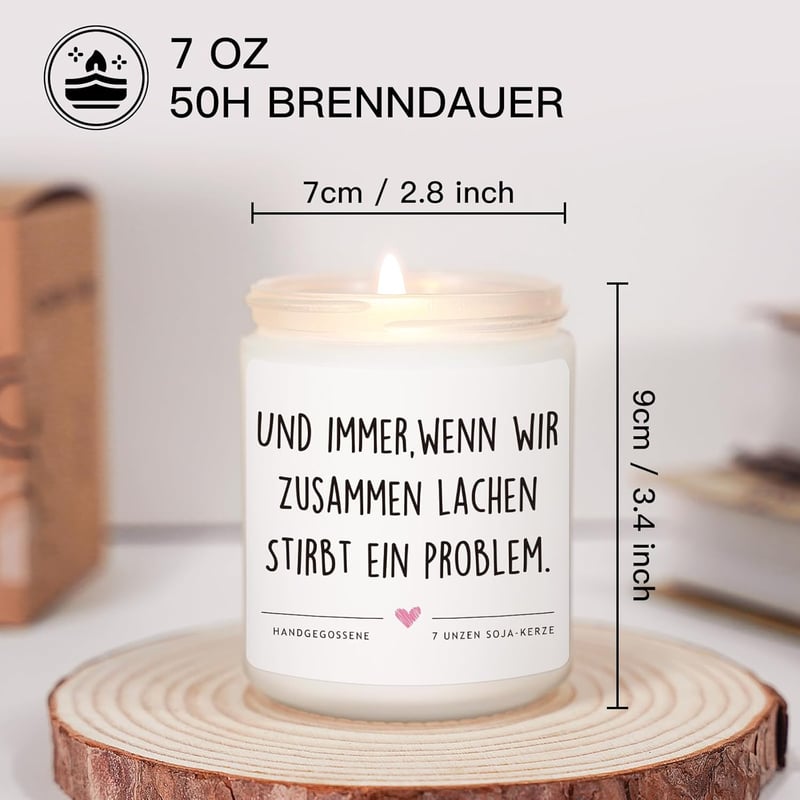 Lavendelduftkerze – Kreatives Freundschaftsgeschenk für Frauen