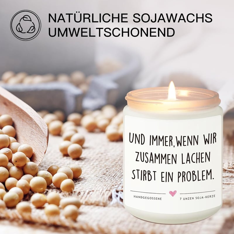 Lavendelduftkerze – Kreatives Freundschaftsgeschenk für Frauen