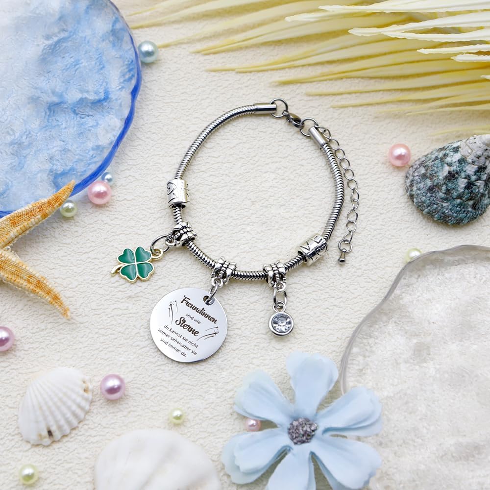 Geschenk für beste Freundin: Glücksbringer-Armband zum Geburtstag