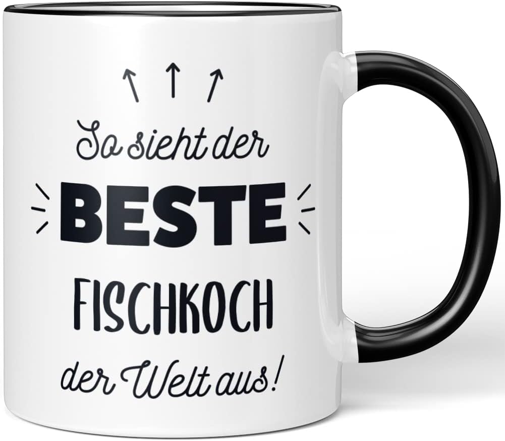 Tasse für den besten Fischkoch der Welt, Schwarz