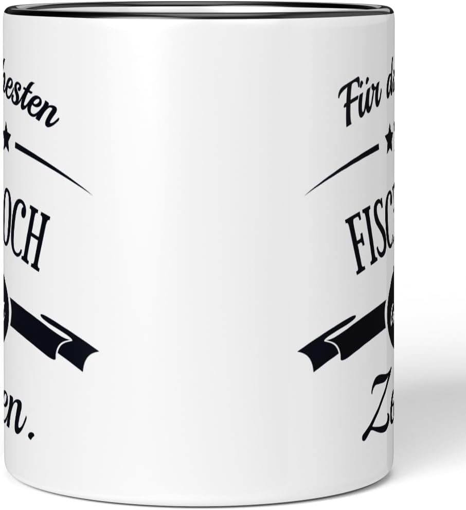 Tasse für den besten Fischkoch – Schwarz