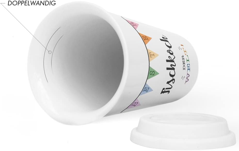 To-Go Becher mit Deckel für den besten Fischkoch der Welt