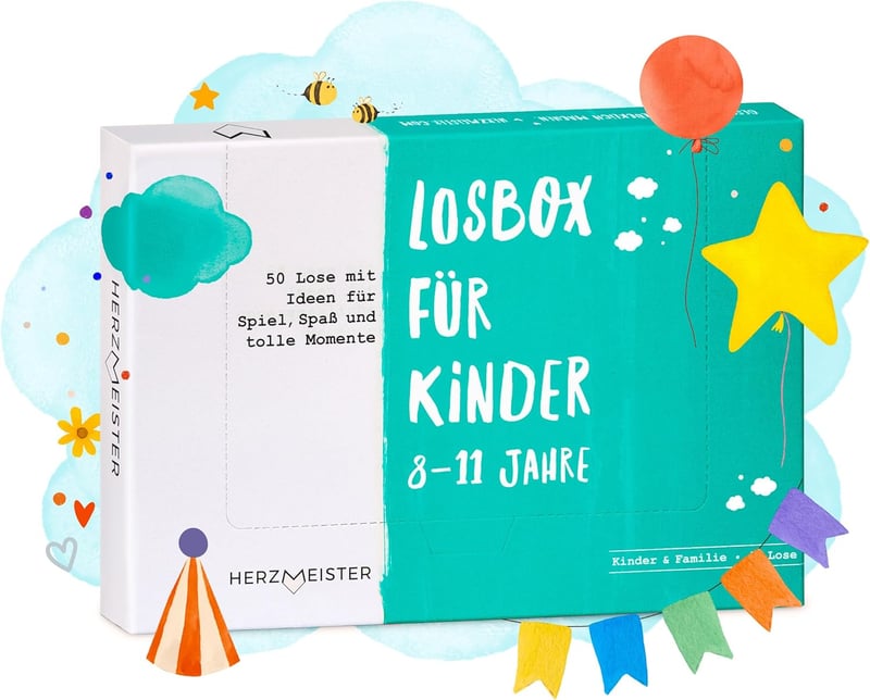 Kreative Losbox für Kinder 8-11 Jahre – Spiel, Spaß & Überraschungen