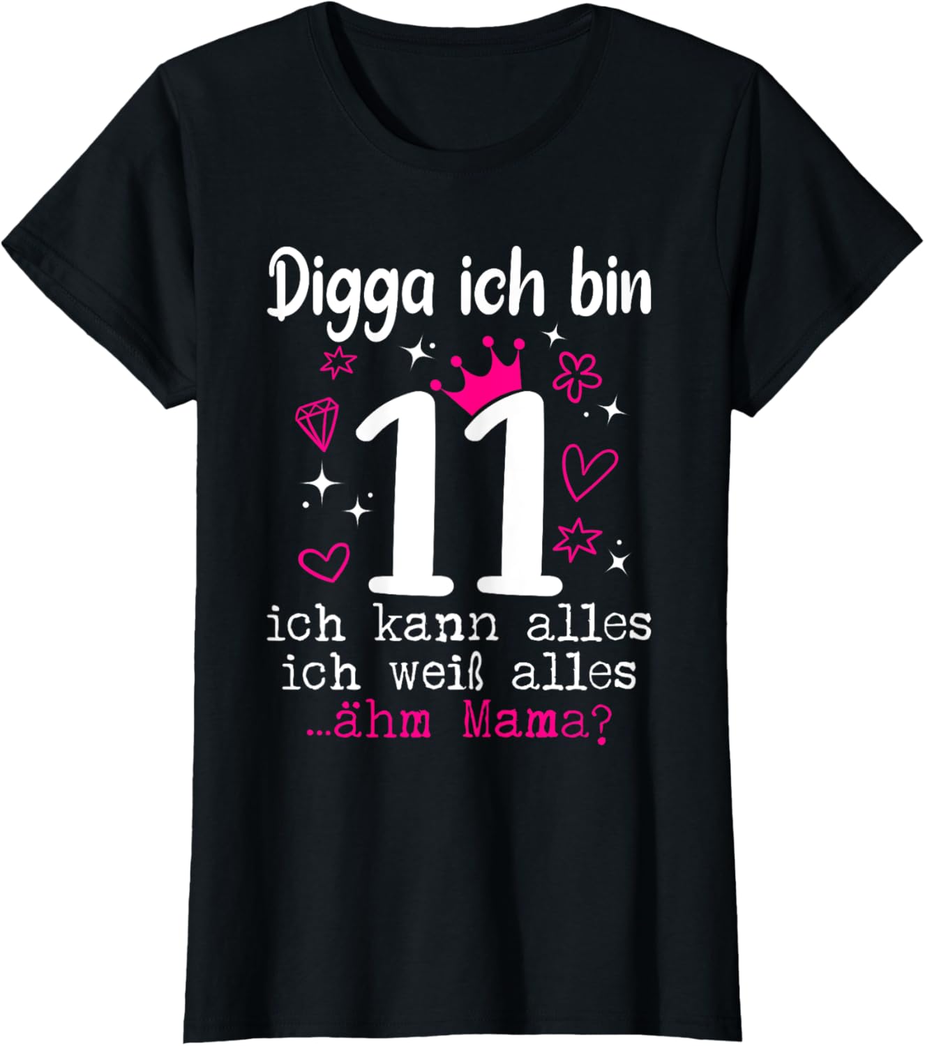 11. Geburtstag T-Shirt für Mädchen - 
