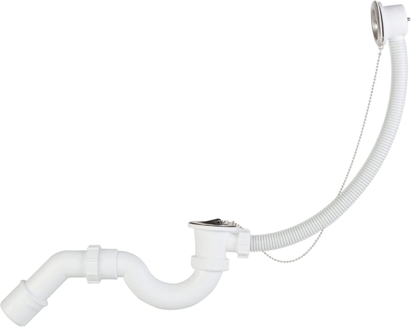Badewannen Ablaufgarnitur mit Siphon Ø50 mm