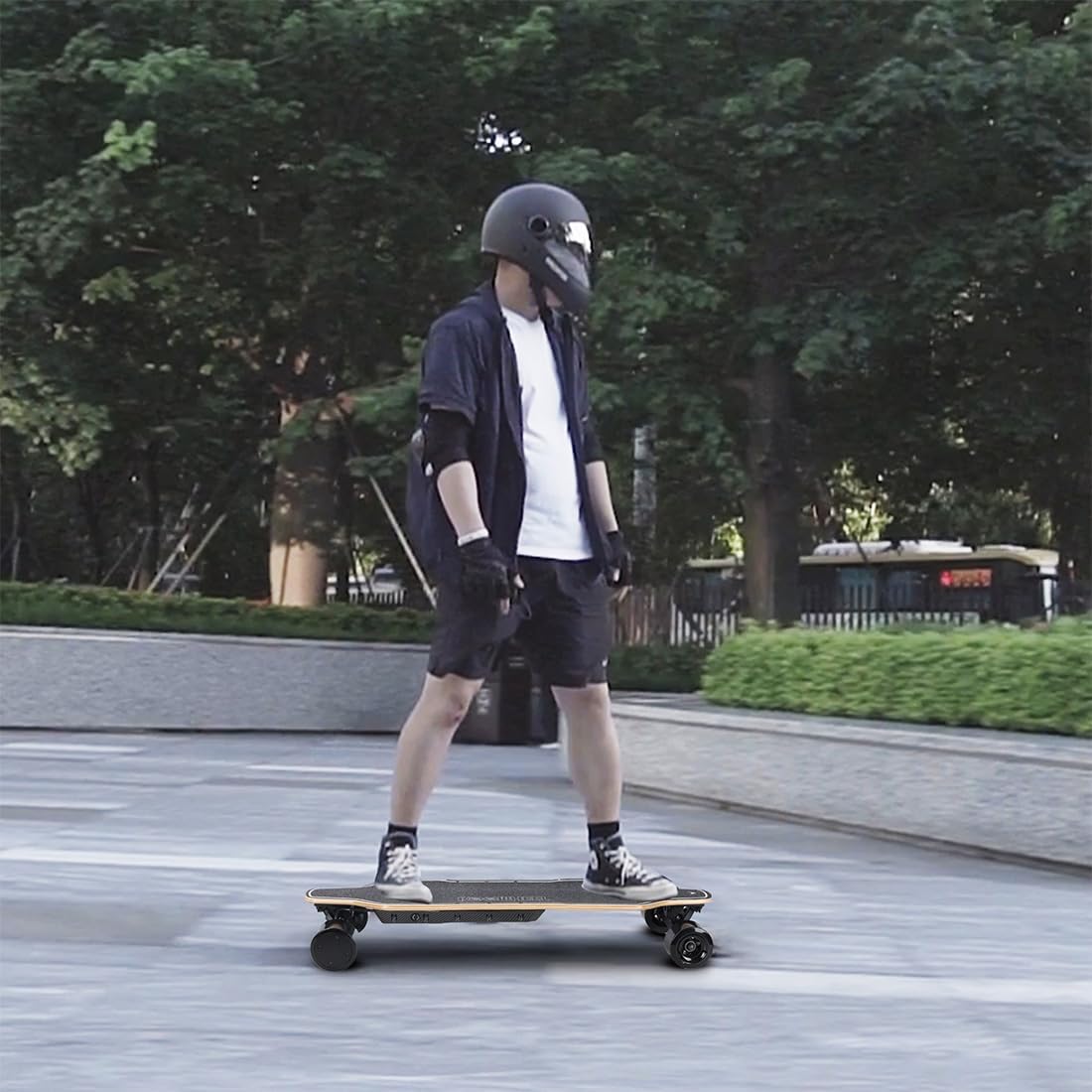 ExploTex Elektro Skateboard mit 1000W Motor, wasserdicht, 45 km/h