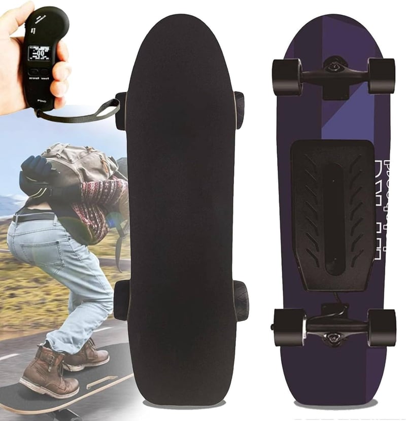 Elektrisches Longboard im Surfbrett-Stil – 26 km Reichweite, 22 km/h für Erwachsene