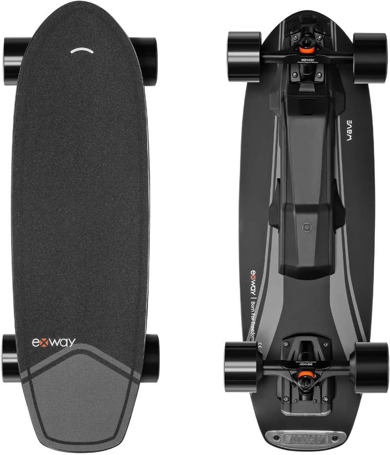 EXWAY Wave Hub Elektro-Skateboard mit 23 km/h, 200 kg, wasserdicht