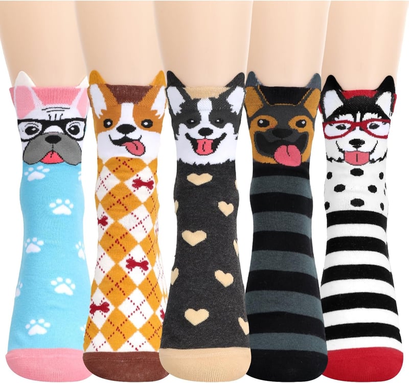 Lustige Katzensocken aus Baumwolle für Frauen und Katzenliebhaber