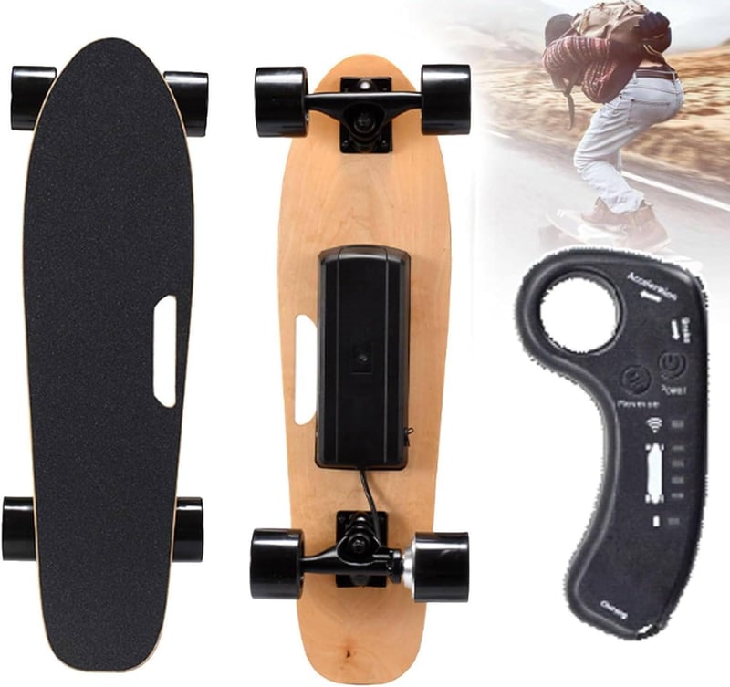 Offroad Elektrisches Skateboard mit 350 W Motor, 22 km/h, 3-Gang-Getriebe
