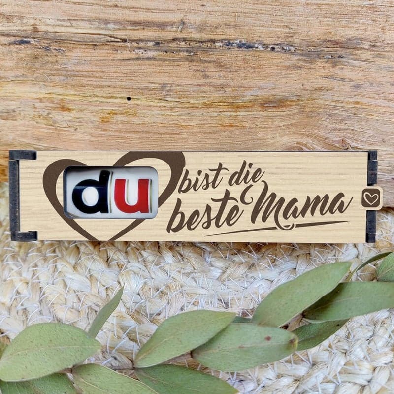 Geschenkbox für Mama mit Schokoriegel und Duplo – Geburtstagsgeschenk