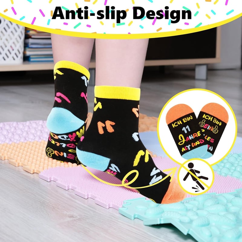 Socken-Geschenk für den 18. Geburtstag von Mädchen und den 70. Geburtstag von Frauen