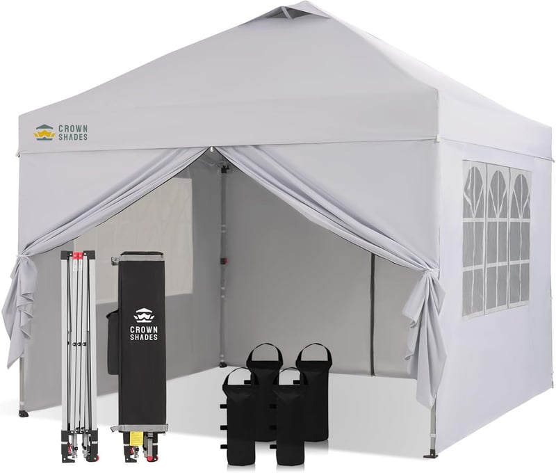 Wasserdichter Gartenpavillon 3x3m mit Seitenteilen und UV-Schutz