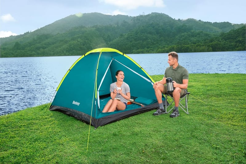 Bestway Cool Dome 2 Personen Zelt, dunkelgrün, 145 x 205 x 100 cm