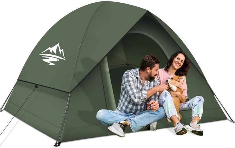 Ultraleichtes 2-3 Personen Kuppelzelt für Camping & Trekking