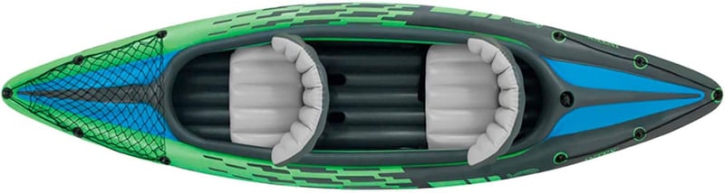 Intex Challenger K2 Aufblasbares Kajak - 3-teilig, 351 x 76 x 38 cm