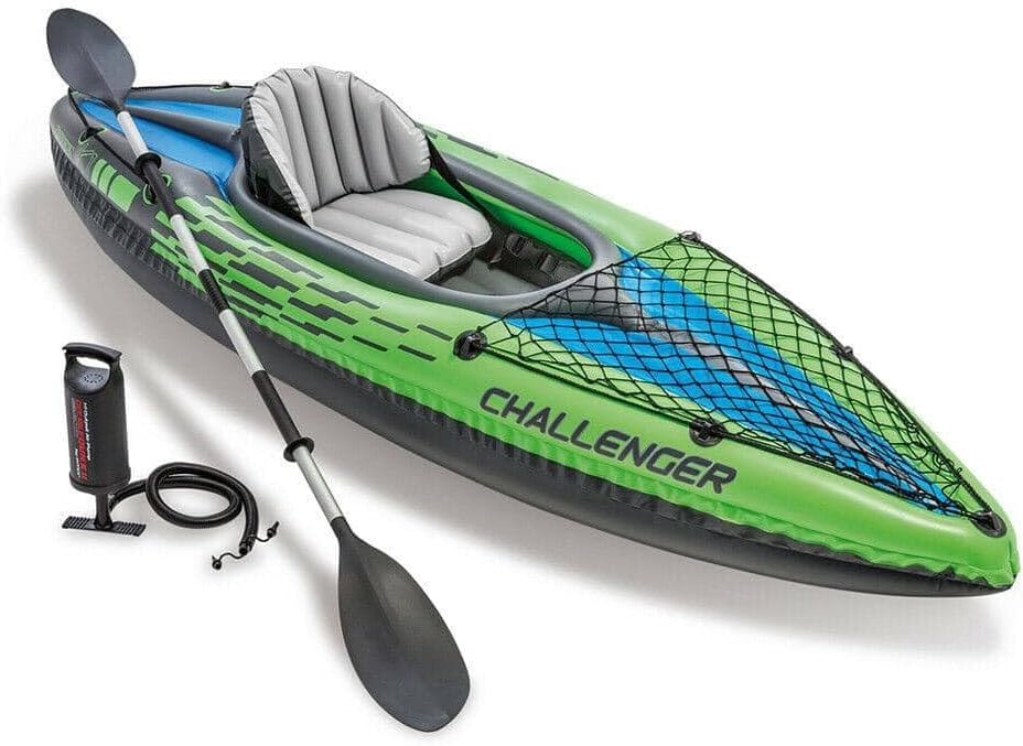 Intex Challenger Kajak-Set mit Aluminium-Rudern für Wassersportliebhaber