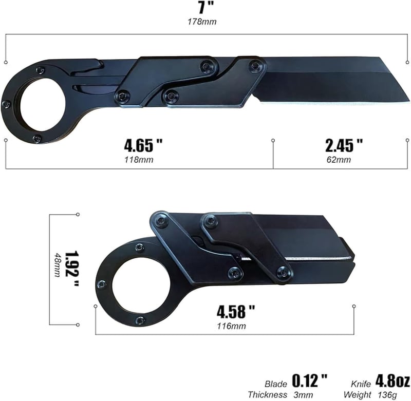 Tragbares EDC Taschenmesser aus Edelstahl für Outdoor-Abenteuer
