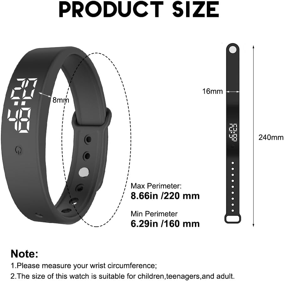 Vibrationswecker Armband für Töpfchentraining und Erinnerungen