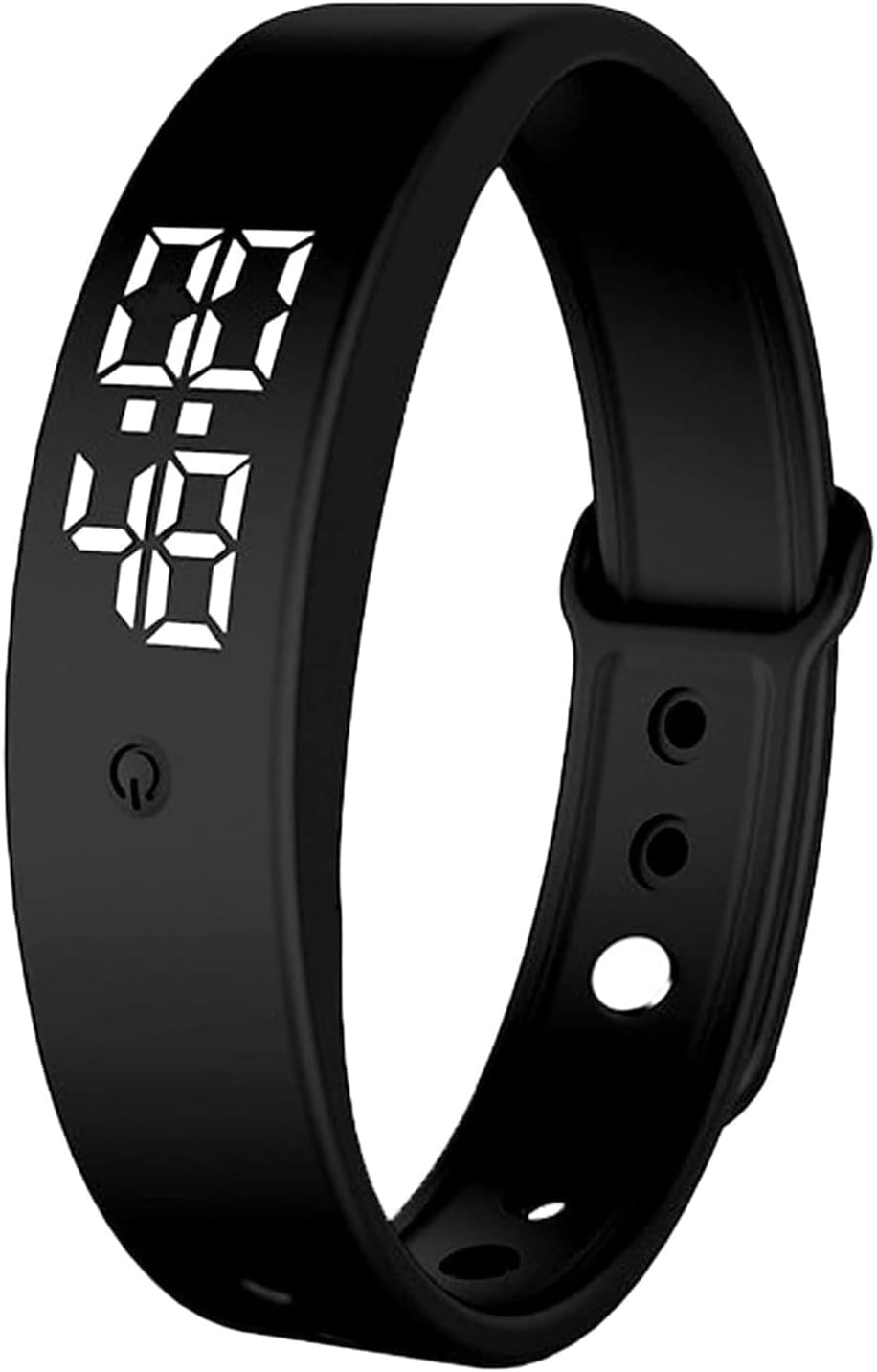 Vibrationsalarm-Armband für Tiefschläfer, wasserdicht, schwarz
