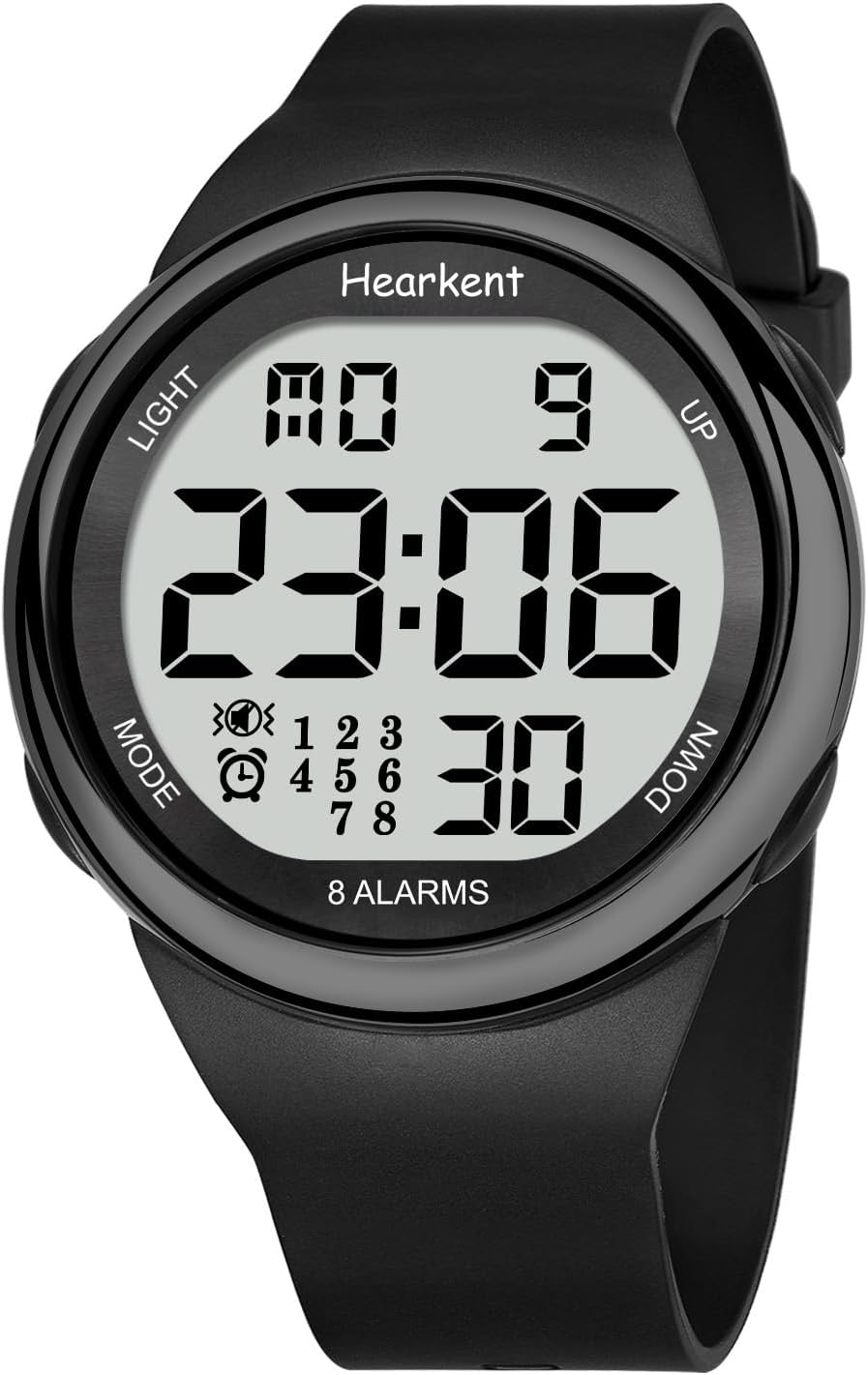 Vibrationsalarm-Uhr mit 8 Erinnerungen für Senioren und Blinde