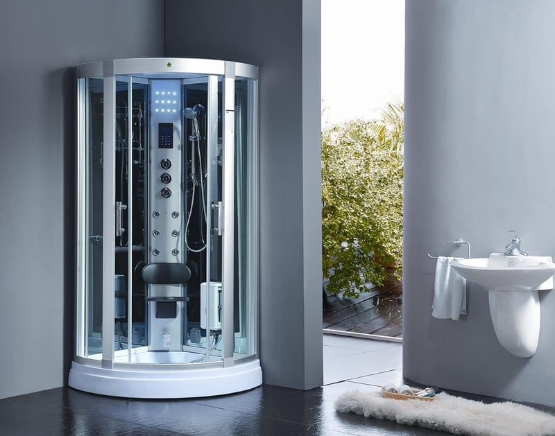 XXL Luxus LED Dampfdusche mit Radio – Komplettdusche für Ihr Badezimmer