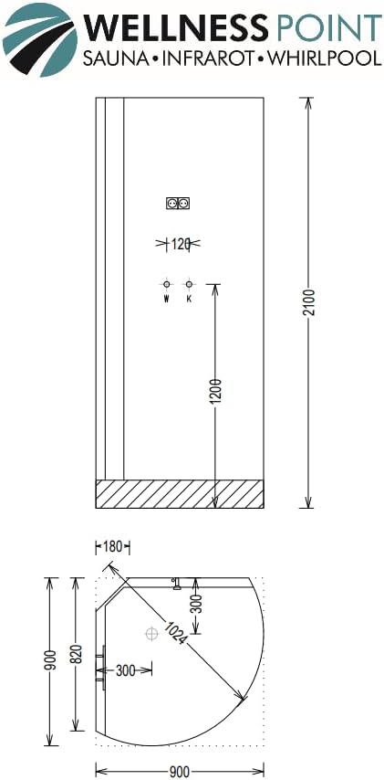 Dampfdusche 90x90 cm für 2 Personen mit LED, Massagefunktion und Ozondesinfektion