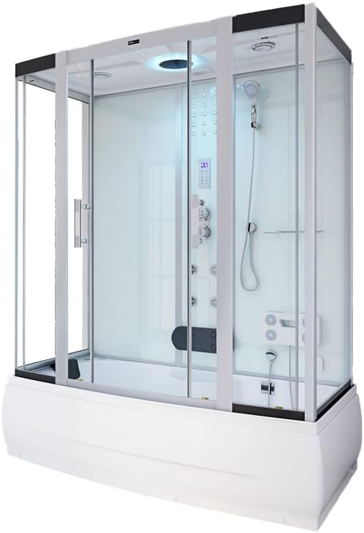 Dampfdusche DIAMOND BIG mit Radio und Regendusche, 190 x 100 x 220 cm
