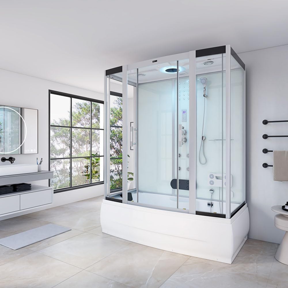 Dampfdusche DIAMOND BIG mit Radio und Regendusche, 190 x 100 x 220 cm