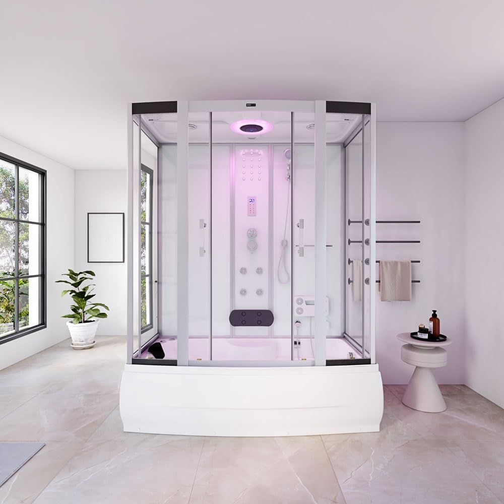 Dampfdusche DIAMOND BIG mit Radio und Regendusche, 190 x 100 x 220 cm