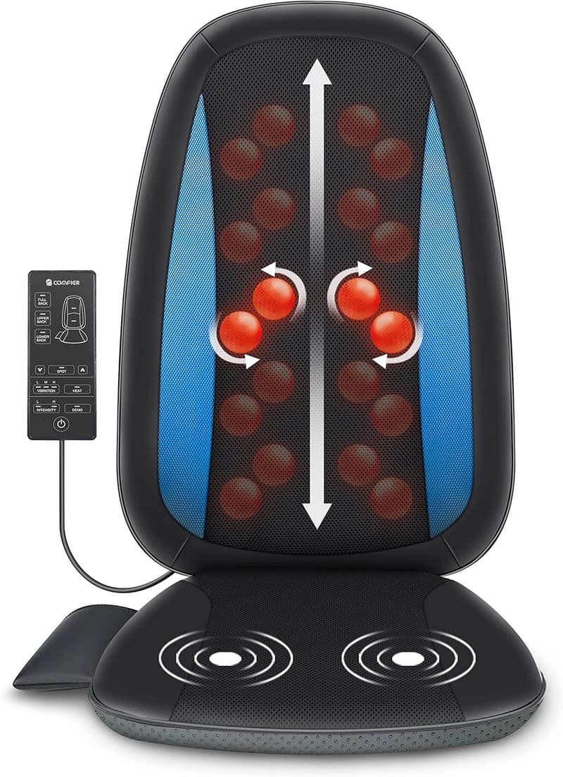 Shiatsu Massagesitzauflage mit Wärme für Rückenmassage und Entspannung