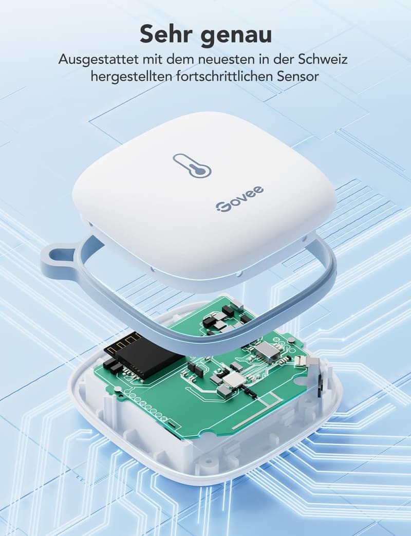 Govee WLAN Thermometer Hygrometer für Innenräume mit App-Benachrichtigung