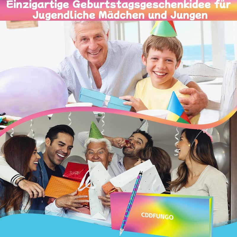 Einzigartige Fidget Gel Pen Geschenke für Kinder ab 7 Jahren