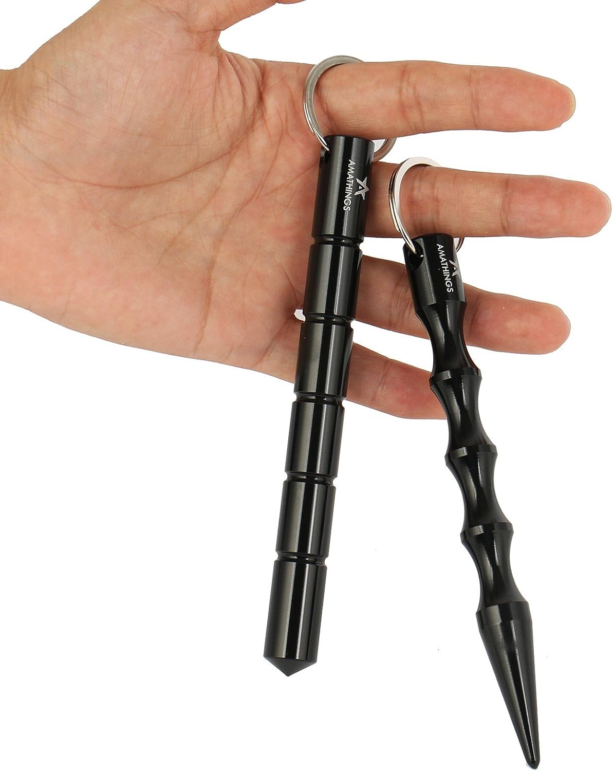 Ergonomischer Kubotan Selbstverteidigungsschlüsselanhänger für Frauen