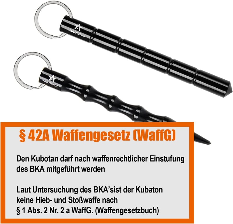 Ergonomischer Kubotan Selbstverteidigungsschlüsselanhänger für Frauen