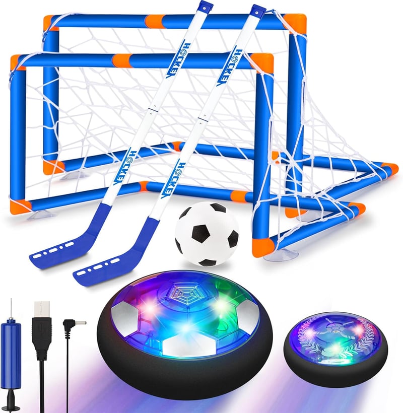 Wiederaufladbares 3-in-1 Hover Ball Set mit LED für Kinder ab 3 Jahren