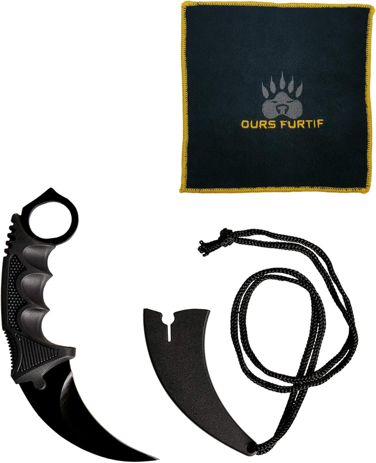 Real Steel Karambit Messer – Feststehende Klinge für Outdoor und Selbstverteidigung