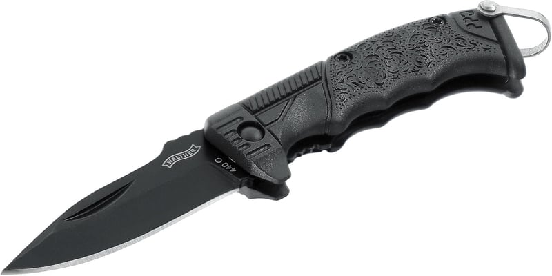 Walther Klappmesser Micro PPQ, 440C - Taschenmesser für Outdoor-Aktivitäten