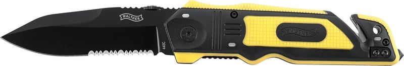 Walther Rettungsmesser ERK mit Gurtschneider und Notfallhammer, 223 mm