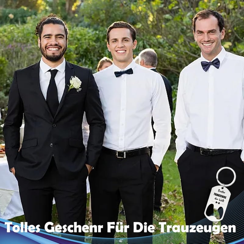 Trauzeugen Schlüsselanhänger – Unvergessliches Geschenk für Männer