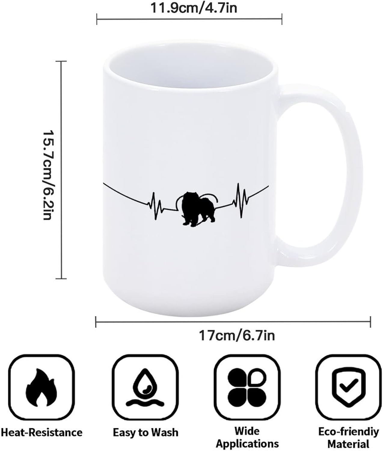 Personalisierbare Kaffeetasse mit Hundeporträt für beste Freunde