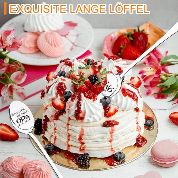 Personalisierte Kaffeelöffel für Oma und Opa zum Geburtstag