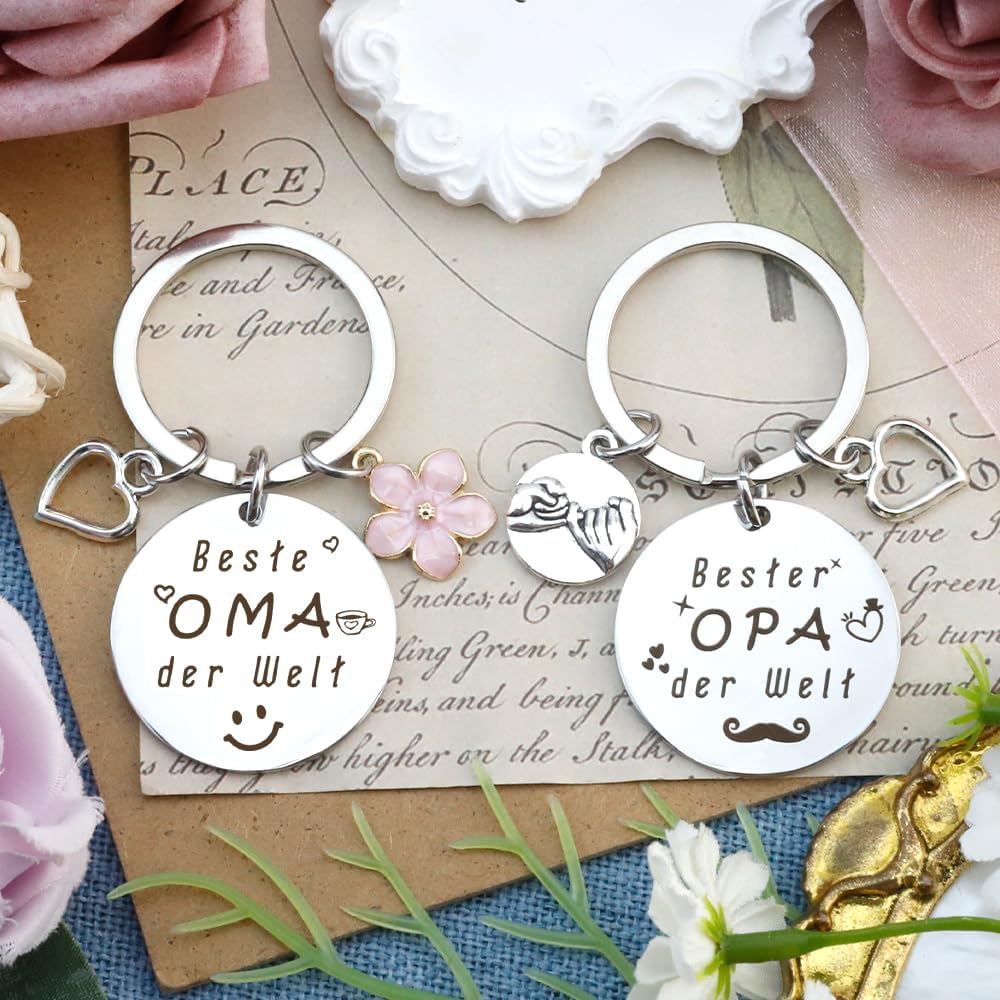 Geschenk für Großeltern: Personalisierter Schlüsselanhänger zur Wertschätzung
