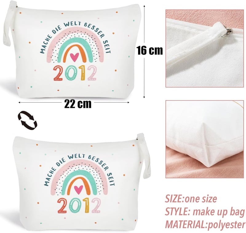 Kosmetiktasche für 13. Geburtstag Mädchen, Schminktasche für Teenager