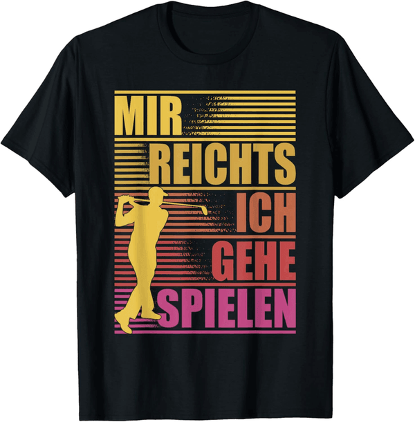 Lustiges Golf T-Shirt für Golfer mit Trainingsspruch