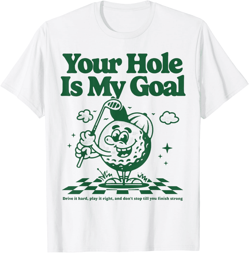 Lustiges T-Shirt mit Golfhumor 